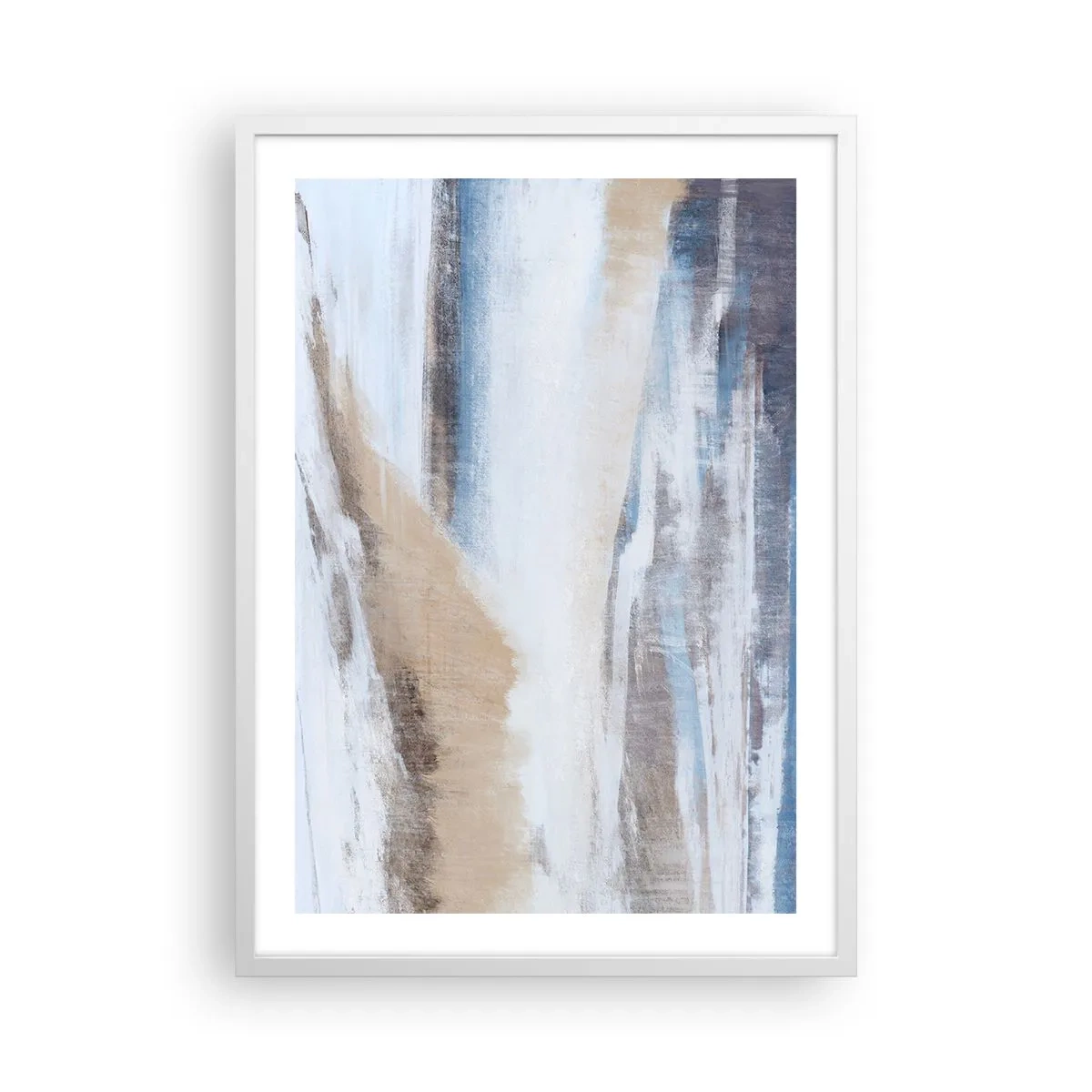 Póster en marco blanco - Composición invernal - 50x70 cm