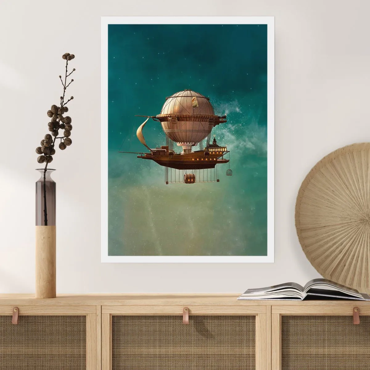Póster - Julio Verne saluda - 70x100 cm