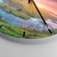 Esfera sin numeración, con rayas