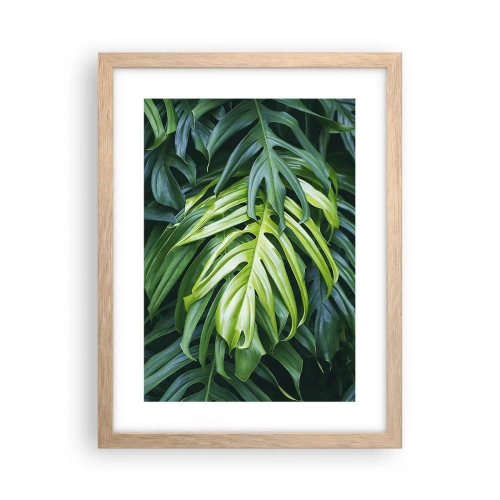 Póster en marco roble claro - Sumérjase en la frescura - 30x40 cm