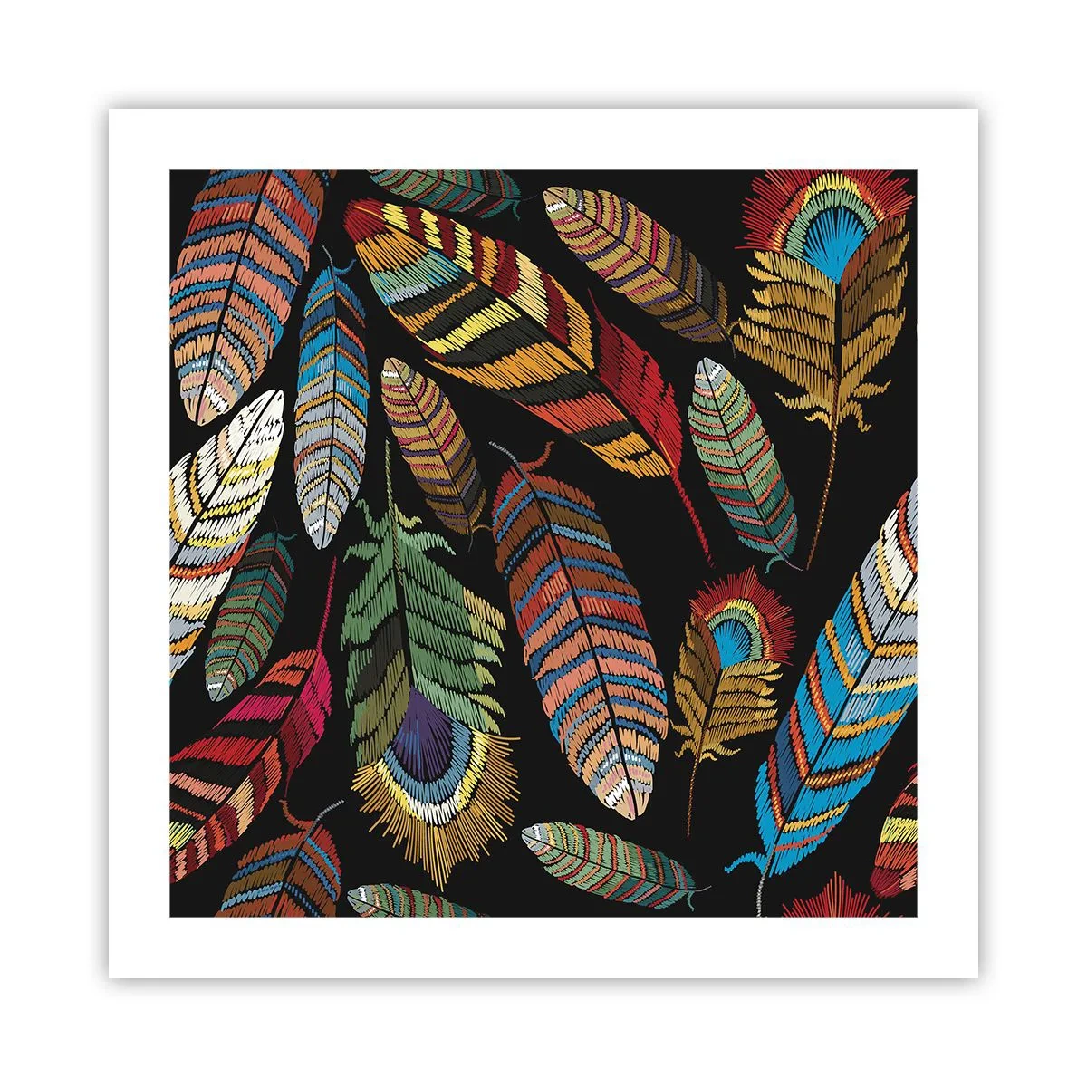 Póster - Carnaval de las aves - 50x50 cm