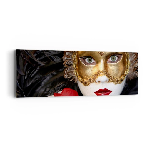 Cuadro sobre lienzo - Impresión de Imagen - Porque la vida es un gran baile - 90x30 cm