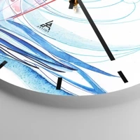 Esfera sin numeración, con rayas