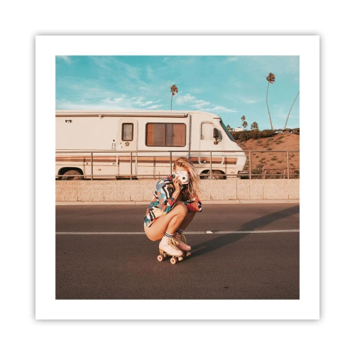 Póster - ¡Sonrían, por favor! - 50x50 cm