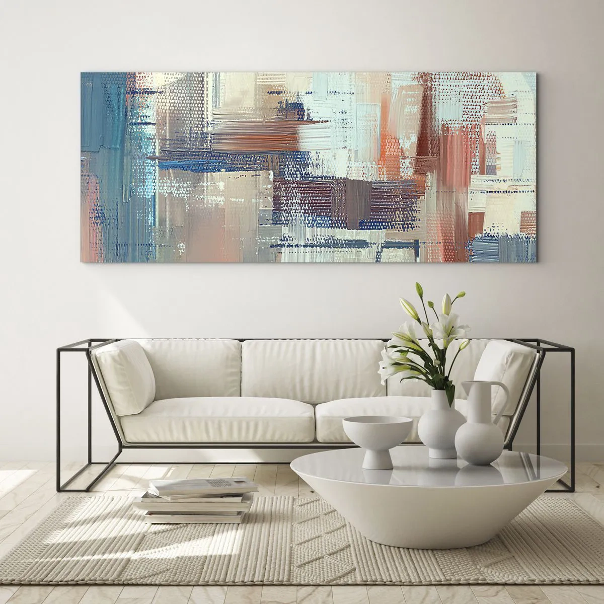 Cuadro sobre vidrio - Impresiones sobre Vidrio - Alcanzando la luz - 100x40 cm