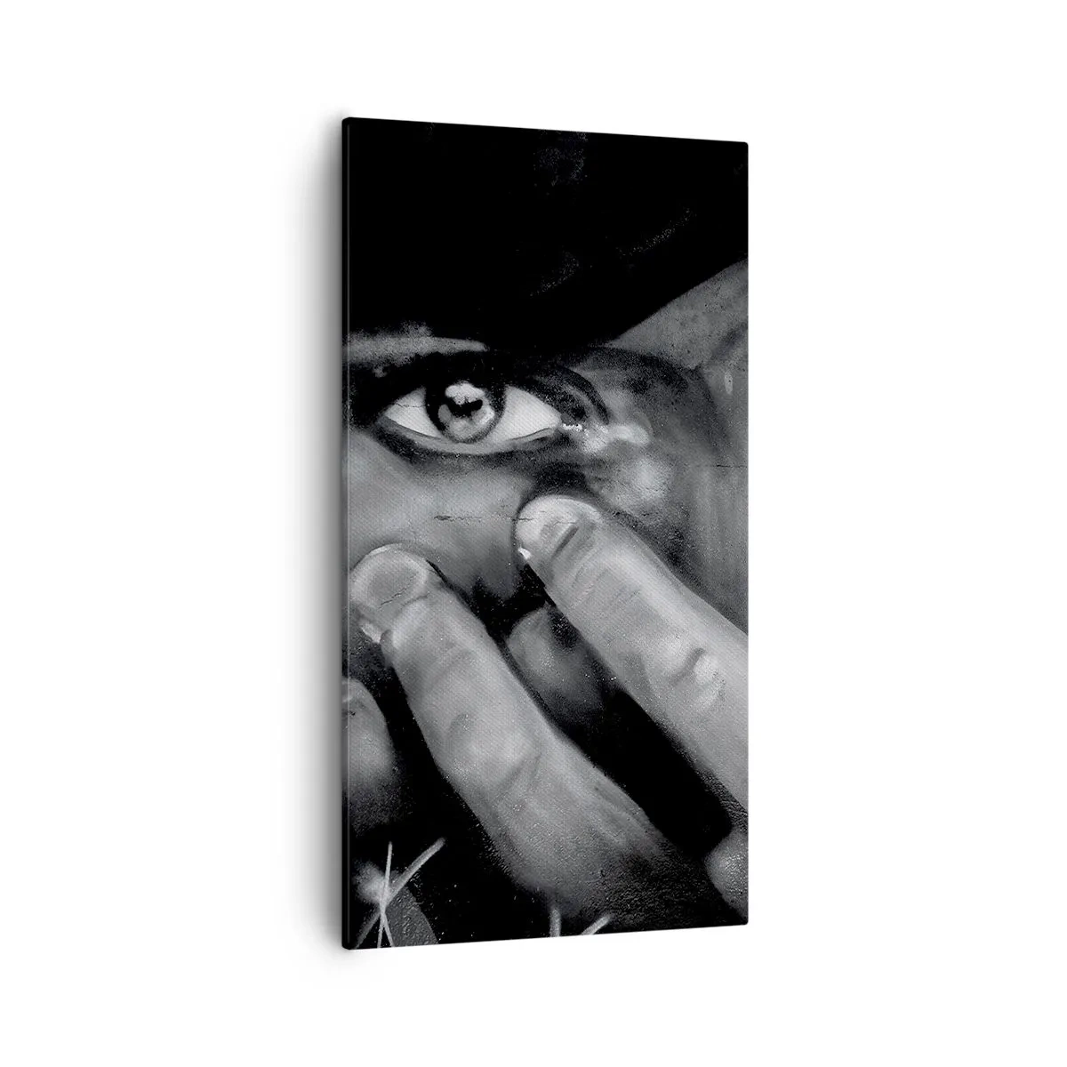 Cuadro sobre lienzo - Impresión de Imagen - No diré quién lo pintó - 55x100 cm