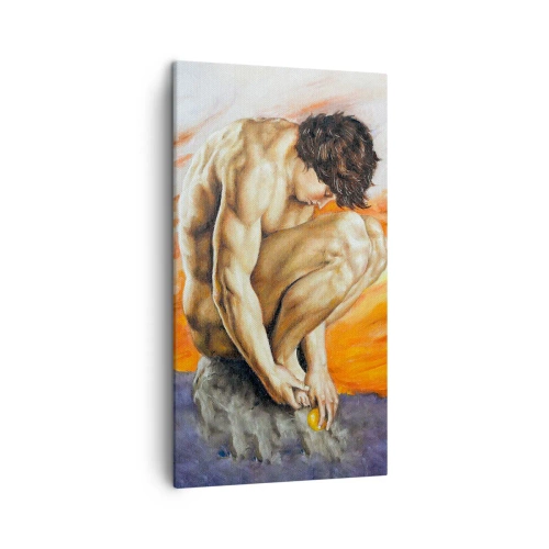 Cuadro sobre lienzo - Impresión de Imagen - Sumergido en sí mismo - 45x80 cm