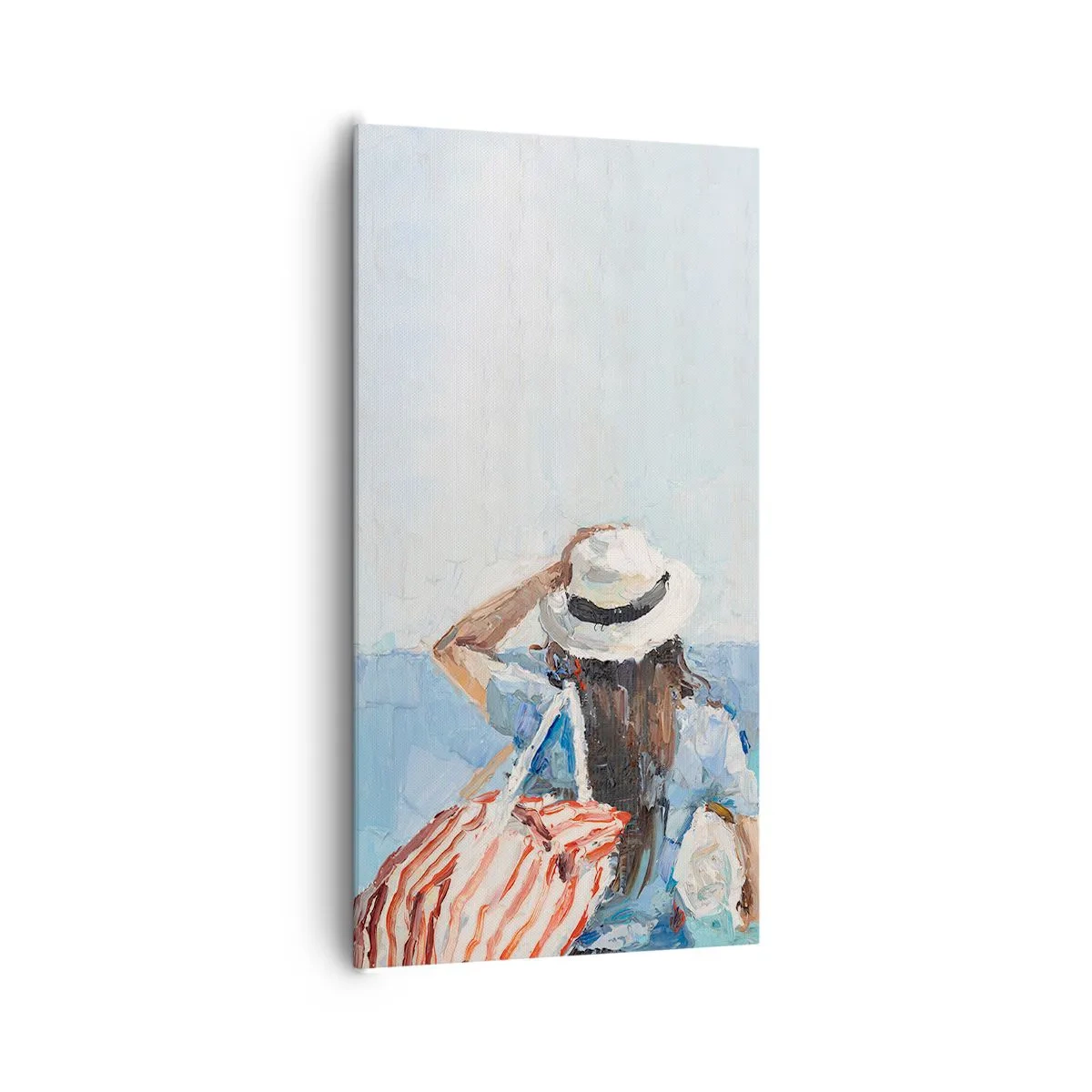 Cuadro sobre lienzo - Impresión de Imagen - Bienvenida a tus vacaciones - 65x120 cm