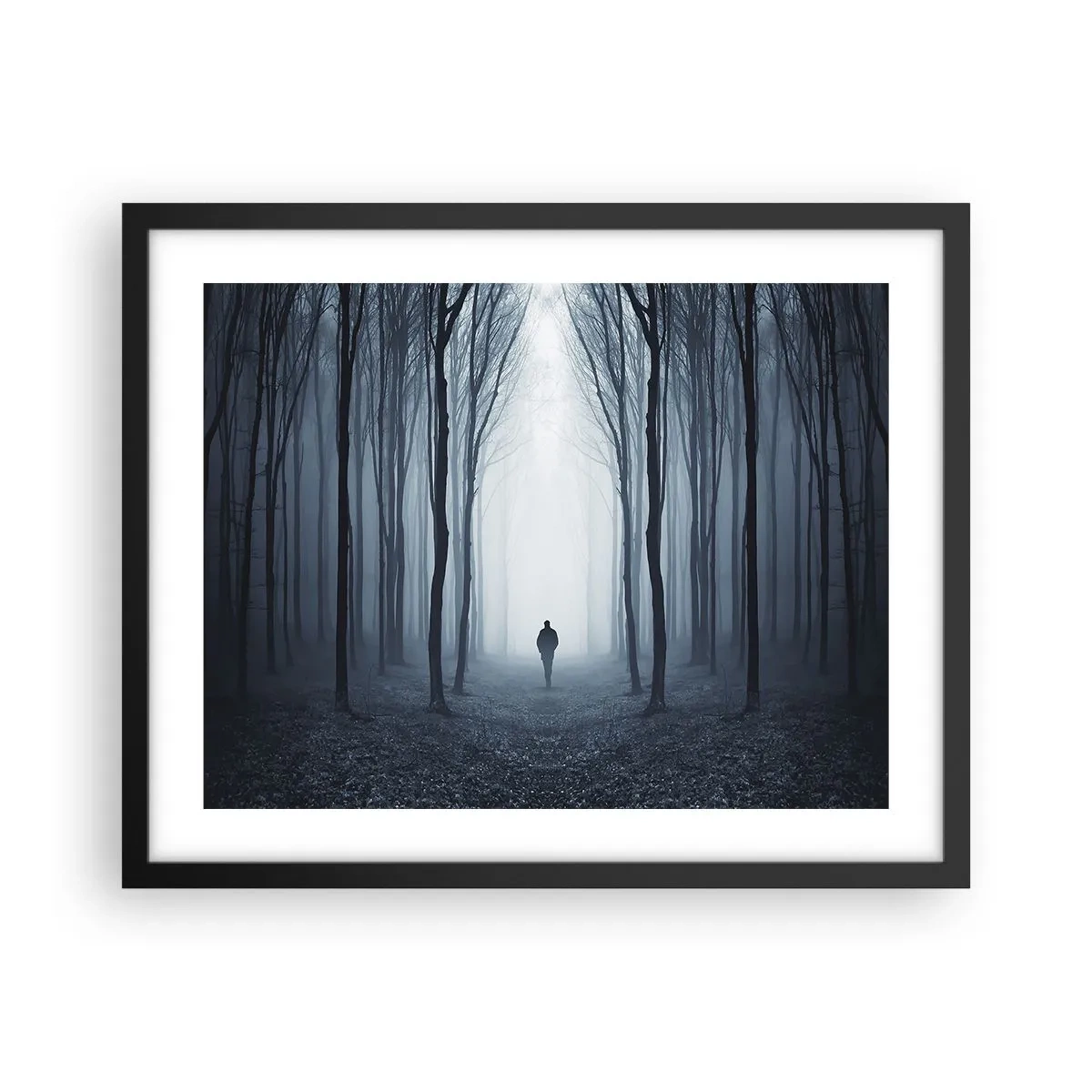 Póster en marco negro - Alto y claro - 50x40 cm