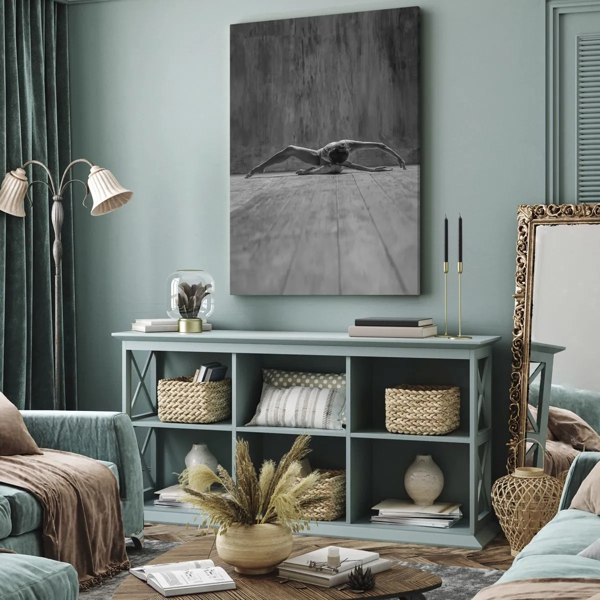 Cuadro sobre lienzo - Impresión de Imagen - Simetría encontrada - 45x80 cm