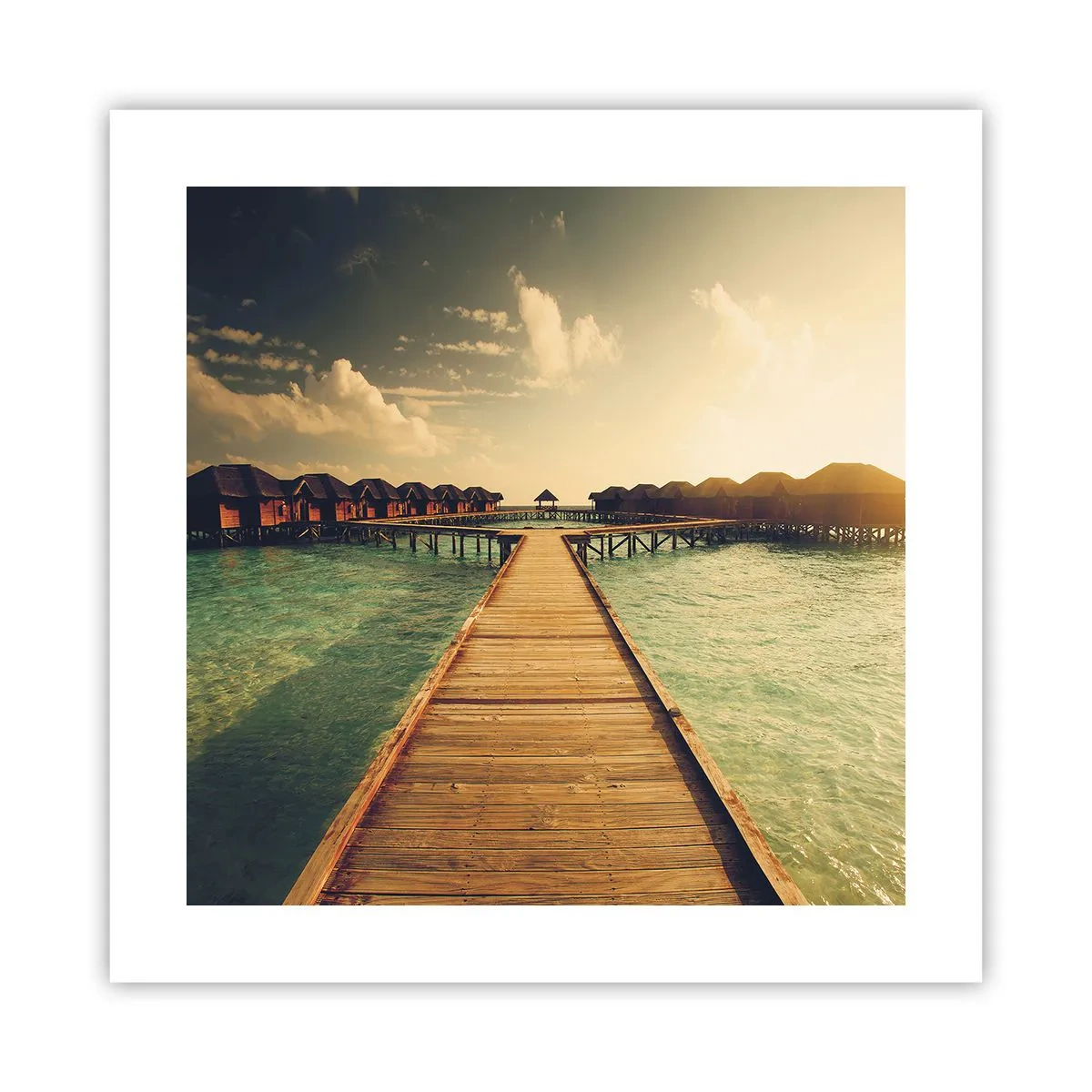 Póster - Una cálida invitación - 40x40 cm