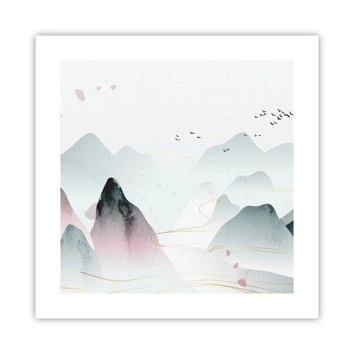 Póster - Sobre las cimas - 40x40 cm