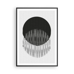 Póster en marco negro - Su alter ego - 70x100 cm