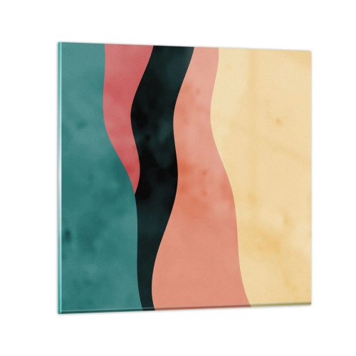 Cuadro sobre vidrio - Impresiones sobre Vidrio - Discordia compatible - 60x60 cm