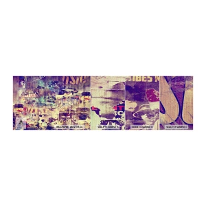 Muestra de fotomural Premium Canvas - Y eso es todo lo que quedará - Pintada, Mural, Gráficos - 100x30 cm