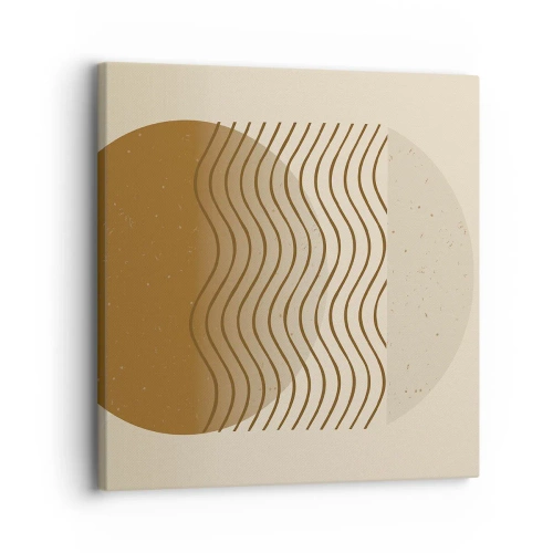 Cuadro sobre lienzo - Impresión de Imagen - Sobre el origen de las figuras geométricas - 30x30 cm