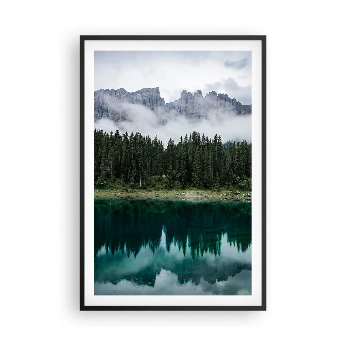 Póster en marco negro - Calla, calla, no despertemos al agua dormida.... - 61x91 cm
