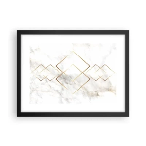 Póster en marco negro - Una vista al infinito - 40x30 cm