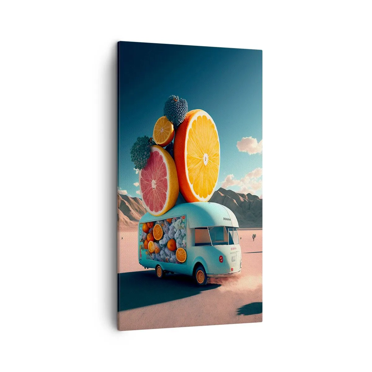 Cuadro sobre lienzo - Impresión de Imagen - Un sabor a vacaciones - 45x80 cm