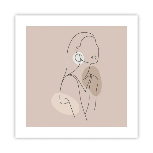 Póster - Un icono de la inocencia - 40x40 cm