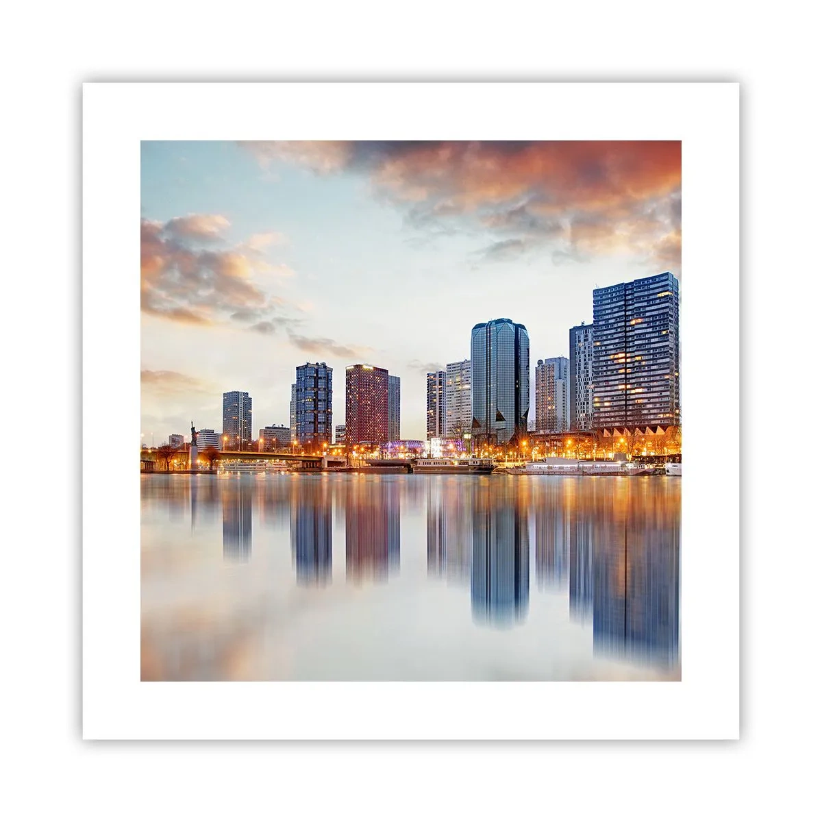 Póster - La calma monumental de París - 40x40 cm