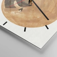 Esfera sin numeración, con rayas