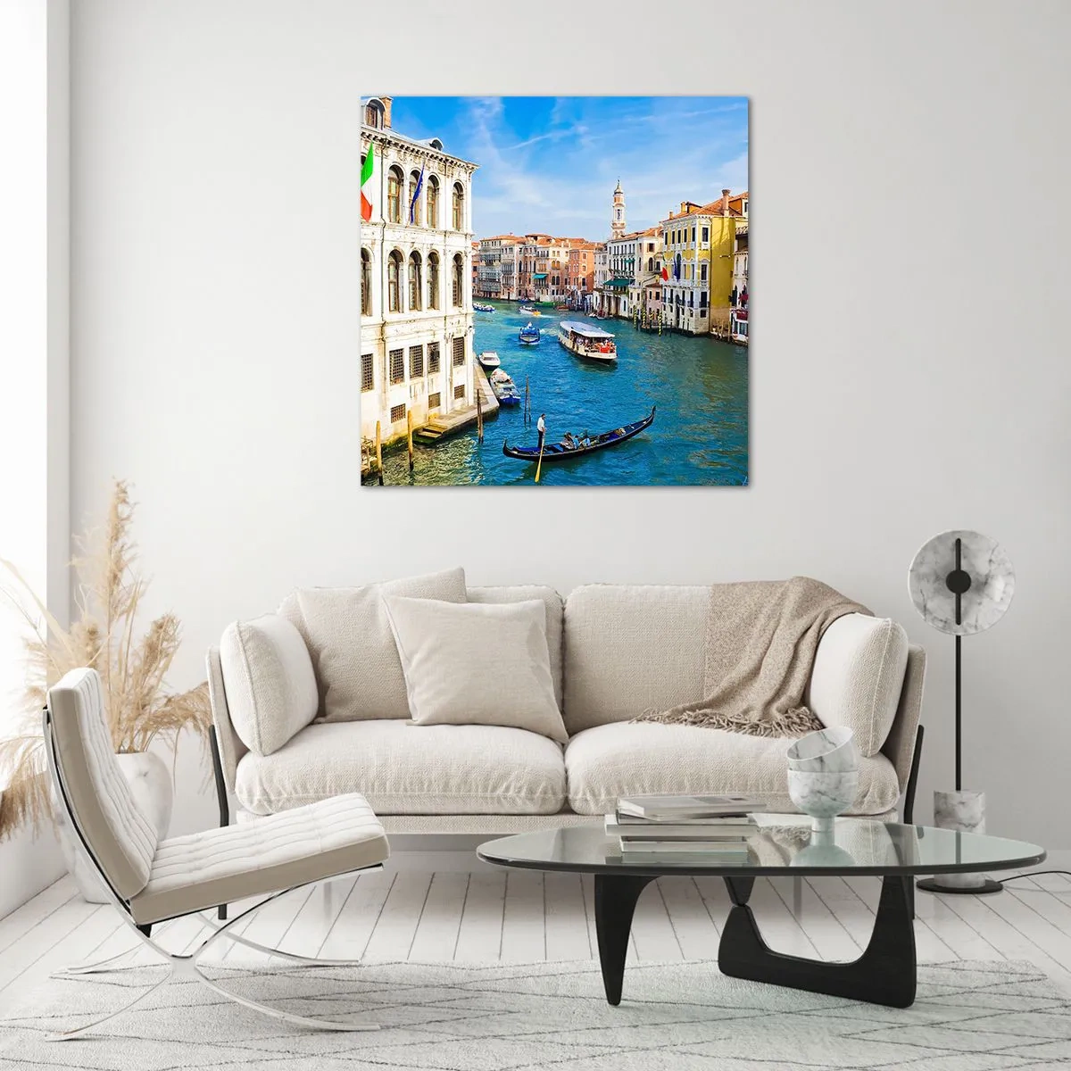 Cuadro sobre vidrio - Impresiones sobre Vidrio - Tráfico único en el mundo - 70x70 cm