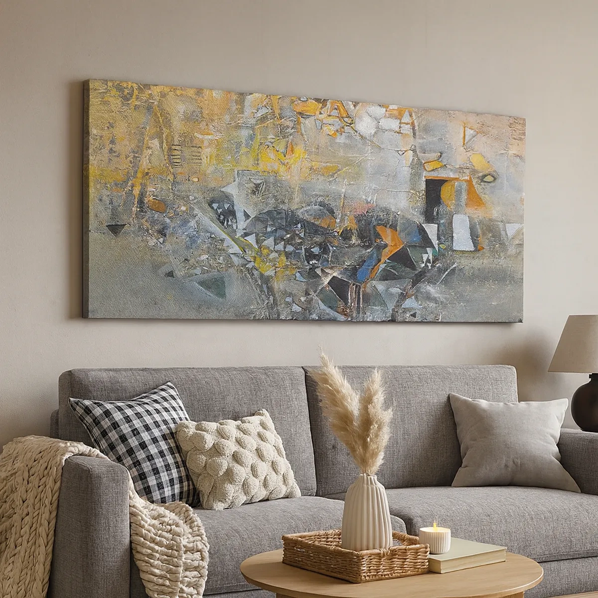 Cuadro sobre lienzo - Impresión de Imagen - Todo se pondrá en su sitio - 30x30 cm