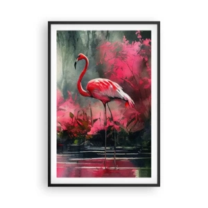 Póster en marco negro - Una lección de encanto natural - 61x91 cm