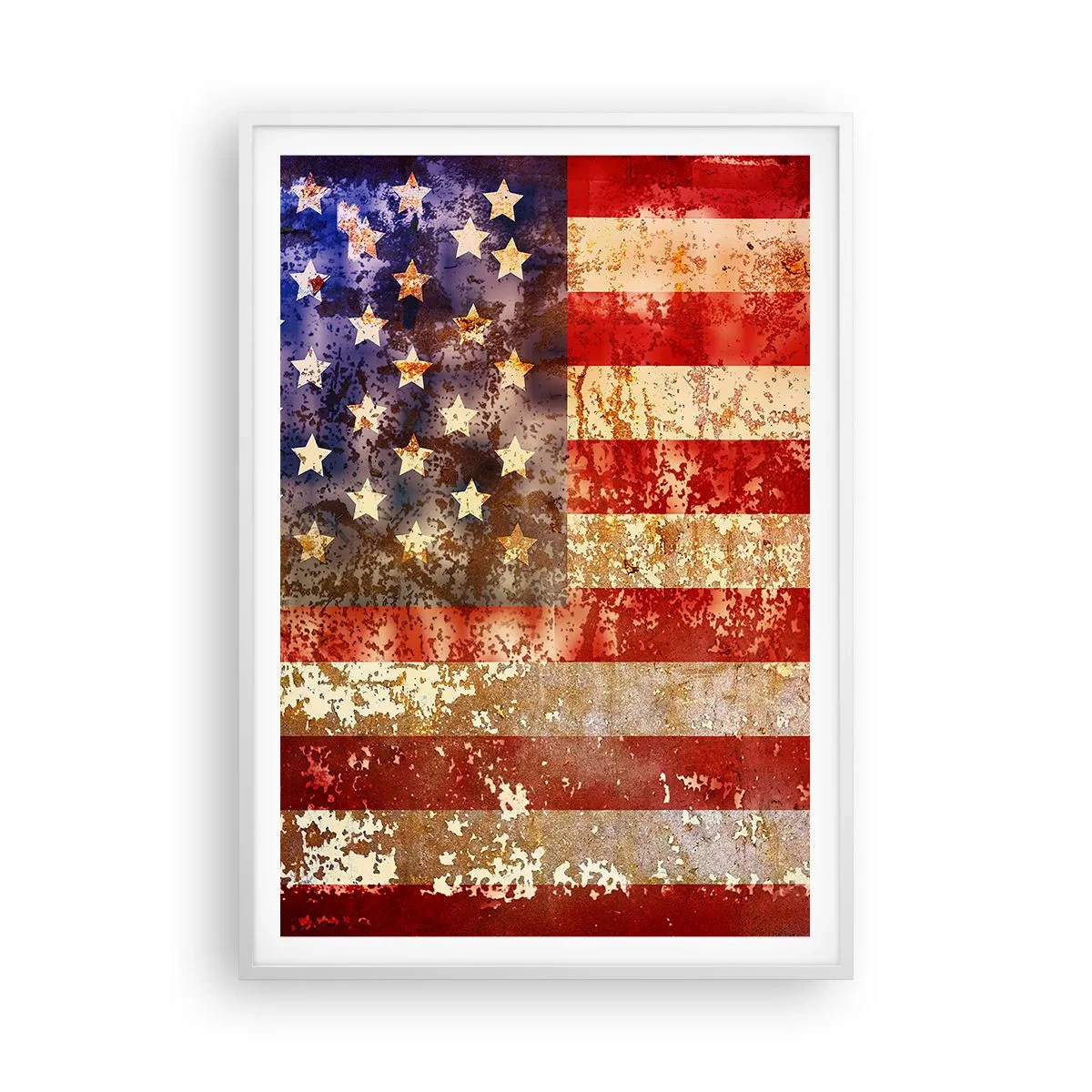 Póster en marco blanco - La gloria no pasa - 70x100 cm