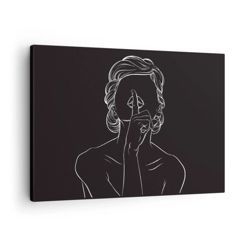 Cuadro sobre lienzo - Impresión de Imagen - La belleza florece en silencio - 70x50 cm