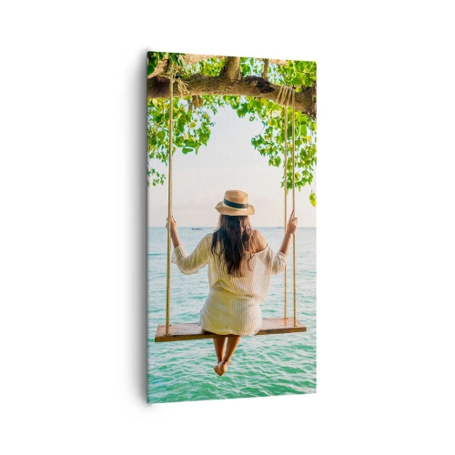 Cuadro sobre lienzo - Impresión de Imagen - La vida es bella - 65x120 cm