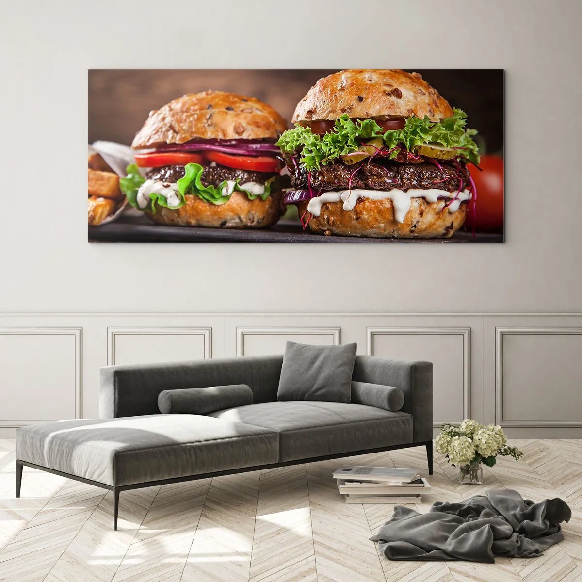 Cuadro sobre vidrio - Impresiones sobre Vidrio - El sueño americano - 100x40 cm
