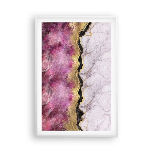 Póster en marco blanco - En la frontera - 61x91 cm