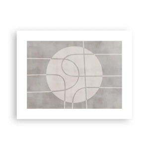 Póster - Circular y rectilíneo - 40x30 cm