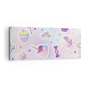 Cuadro sobre lienzo - Impresión de Imagen - Cumplir años todos los días - 100x40 cm