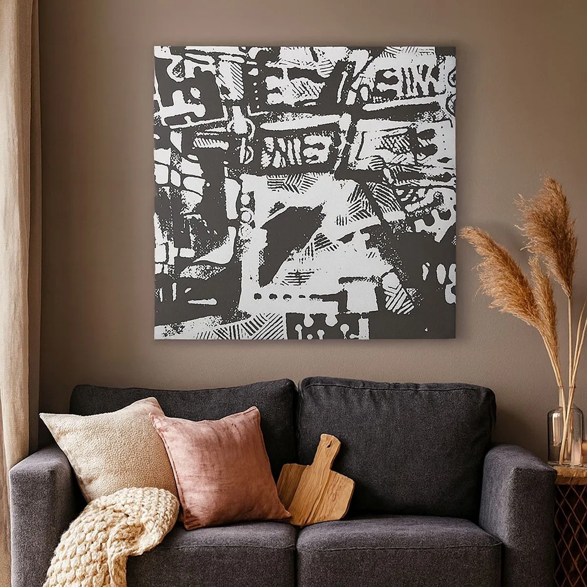 Cuadro sobre lienzo - Impresión de Imagen - ¿Orden o caos? - 30x30 cm