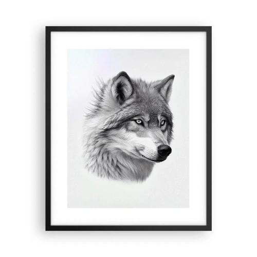 Póster en marco negro - Alfa - sin duda - 40x50 cm