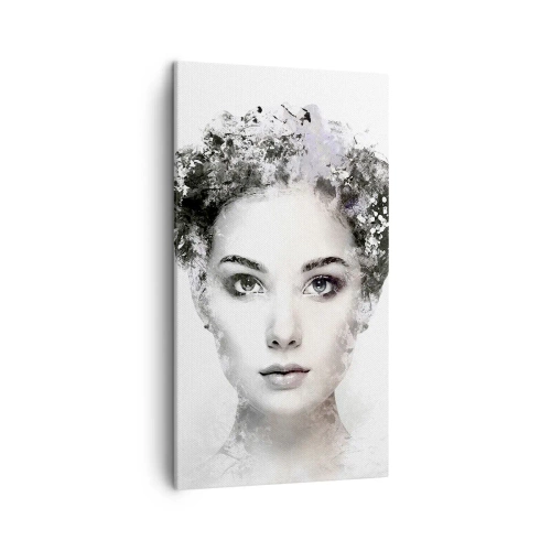 Cuadro sobre lienzo - Impresión de Imagen - Un retrato extremadamente elegante - 45x80 cm