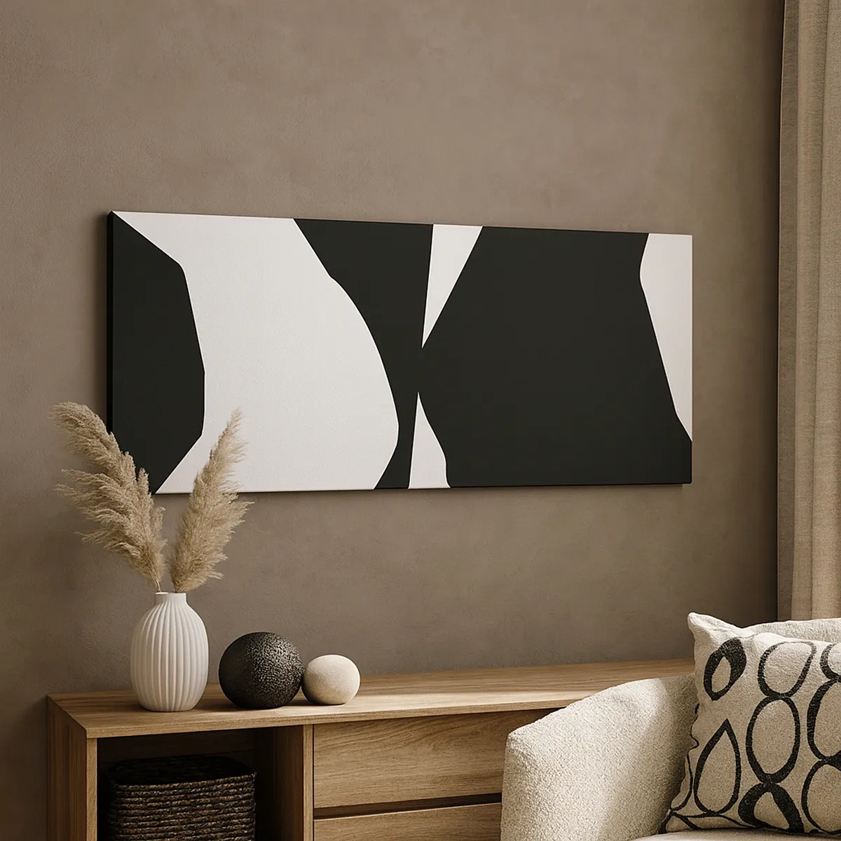 Cuadro sobre lienzo - Impresión de Imagen - Positivo-negativo - 30x30 cm