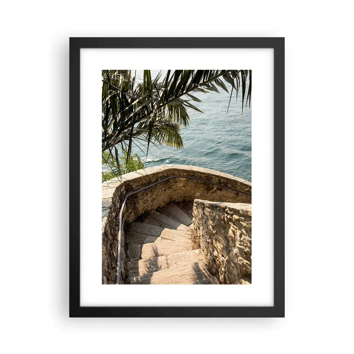 Póster en marco negro - Bajo el sol de Italia - 30x40 cm