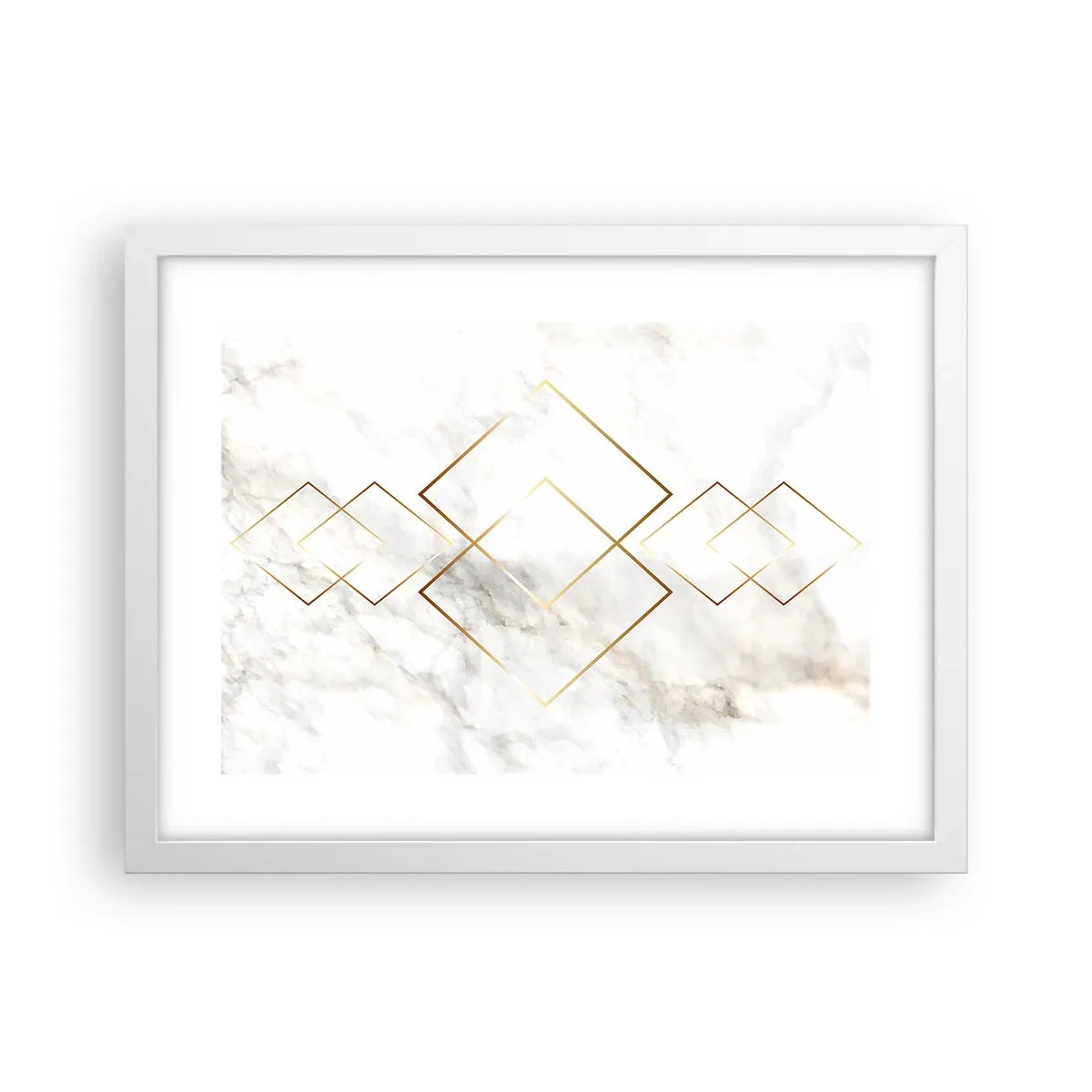 Póster en marco blanco - Una vista al infinito - 40x30 cm