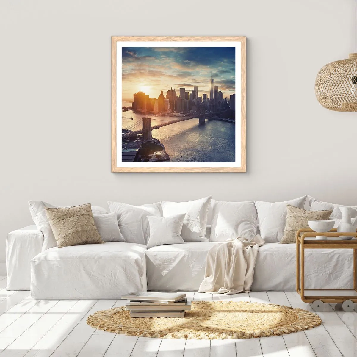 Póster en marco roble claro - Un monumento a la cultura occidental - 60x60 cm