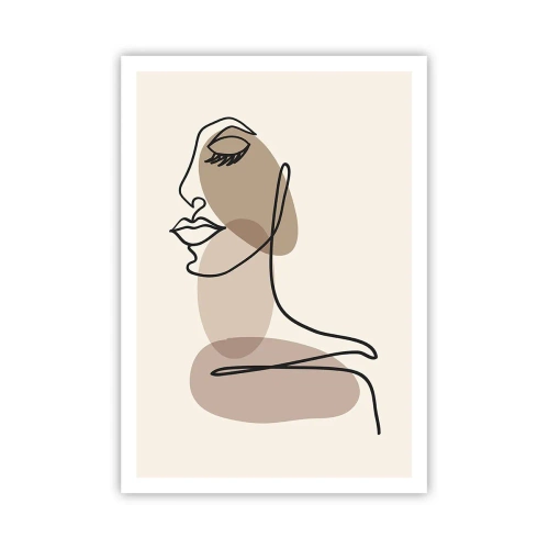 Póster - Una línea de hermosura - 70x100 cm