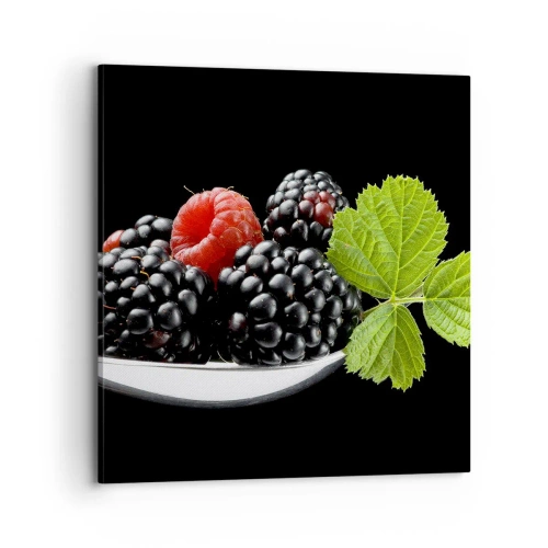 Cuadro sobre lienzo - Impresión de Imagen - El sabor de la frescura - 70x70 cm