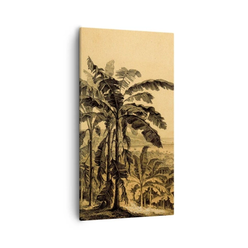 Cuadro sobre lienzo - Impresión de Imagen - En un ambiente colonial - 55x100 cm