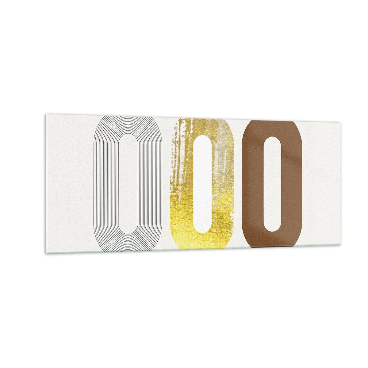 Cuadro sobre vidrio - Impresiones sobre Vidrio - ¡Ooo! - 100x40 cm