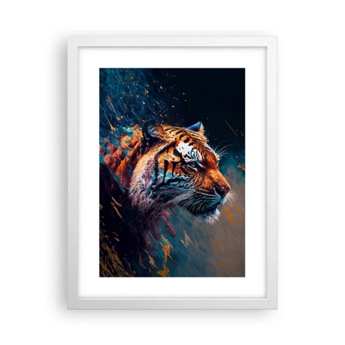 Póster en marco blanco - Belleza salvaje - 30x40 cm