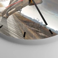 Esfera sin numeración, con rayas