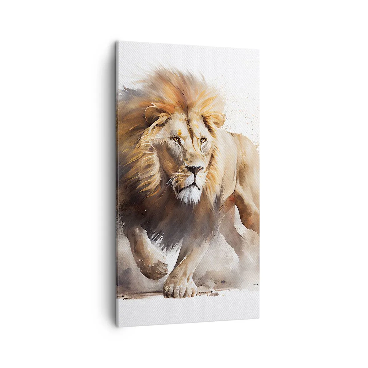 Cuadro sobre lienzo - Impresión de Imagen - El rey ha partido - 45x80 cm